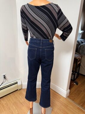 Lands' End Dark Blue Bootcut Jeans